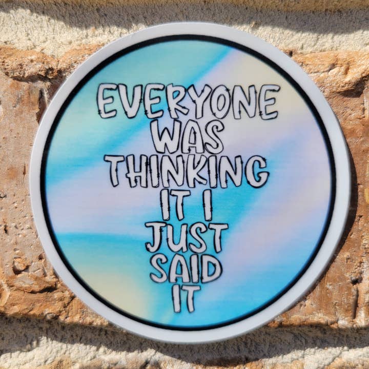 3 inch Water resistant laminated vinyl sticker for wholesale by Kodaandmom