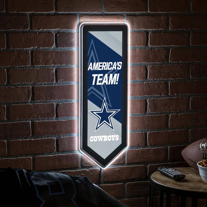 LED Wall Decor, Pennant, Dallas Cowboys for wholesale by Evergreen Enterprises