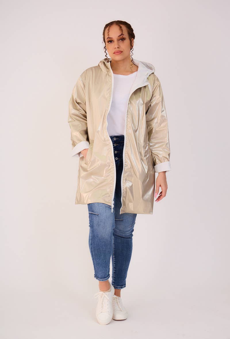 Escandelle Paris - Wholesale Parka - Women's - Mid-length reversible parka - Plus Sizes11