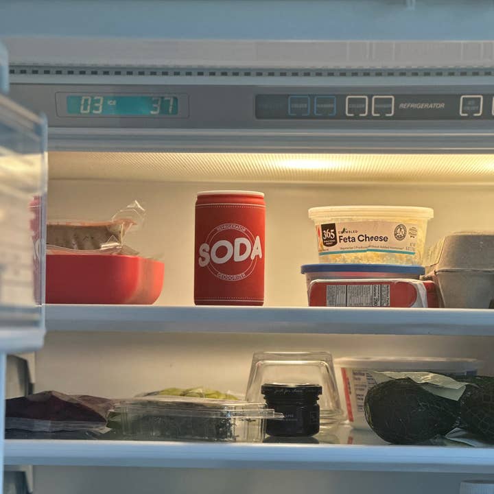 Fox Run Brands - Vente Ustensile/gadget de cuisine - Déodorant pour réfrigérateur en canette de soda Pund'it, support de bicarbonate de soude1