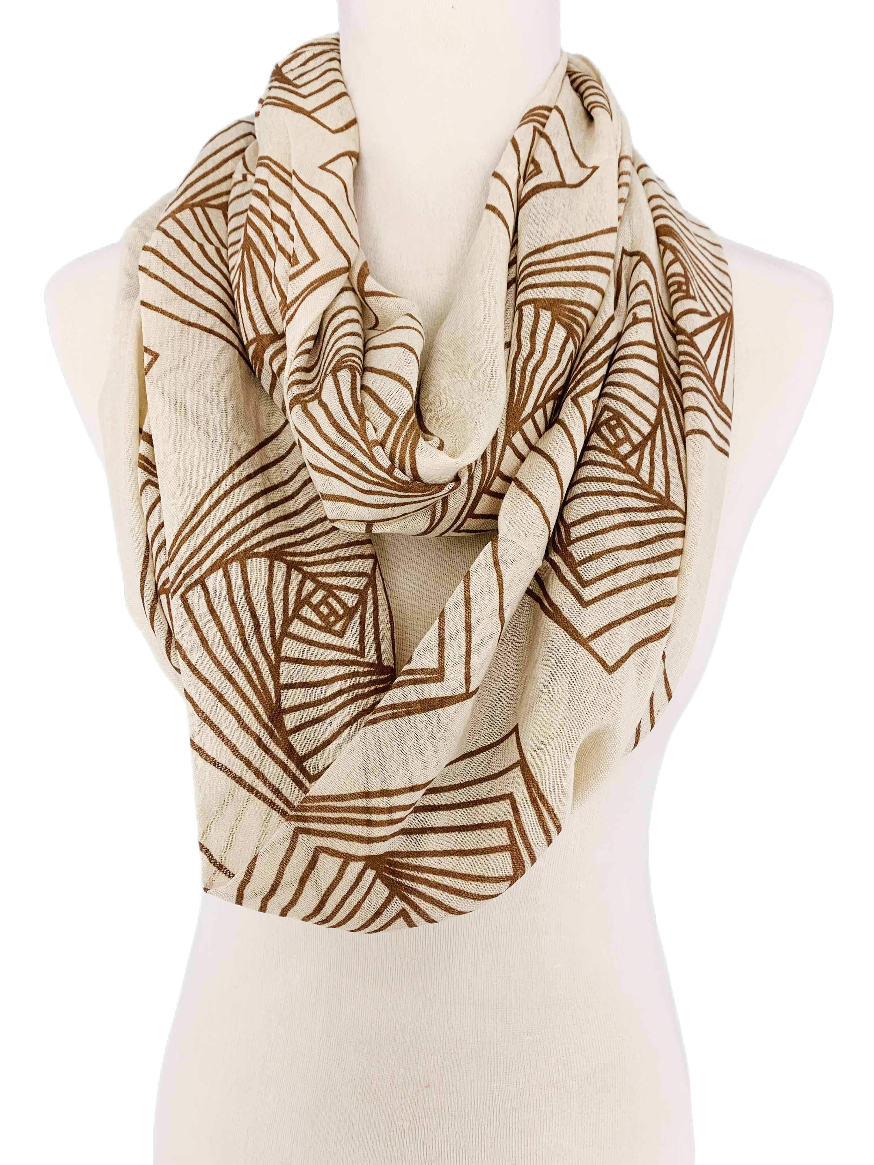 JC Sunny Fashion - Wholesale Scarf - Women's - JC011220  Abstract Infinity Scarf0