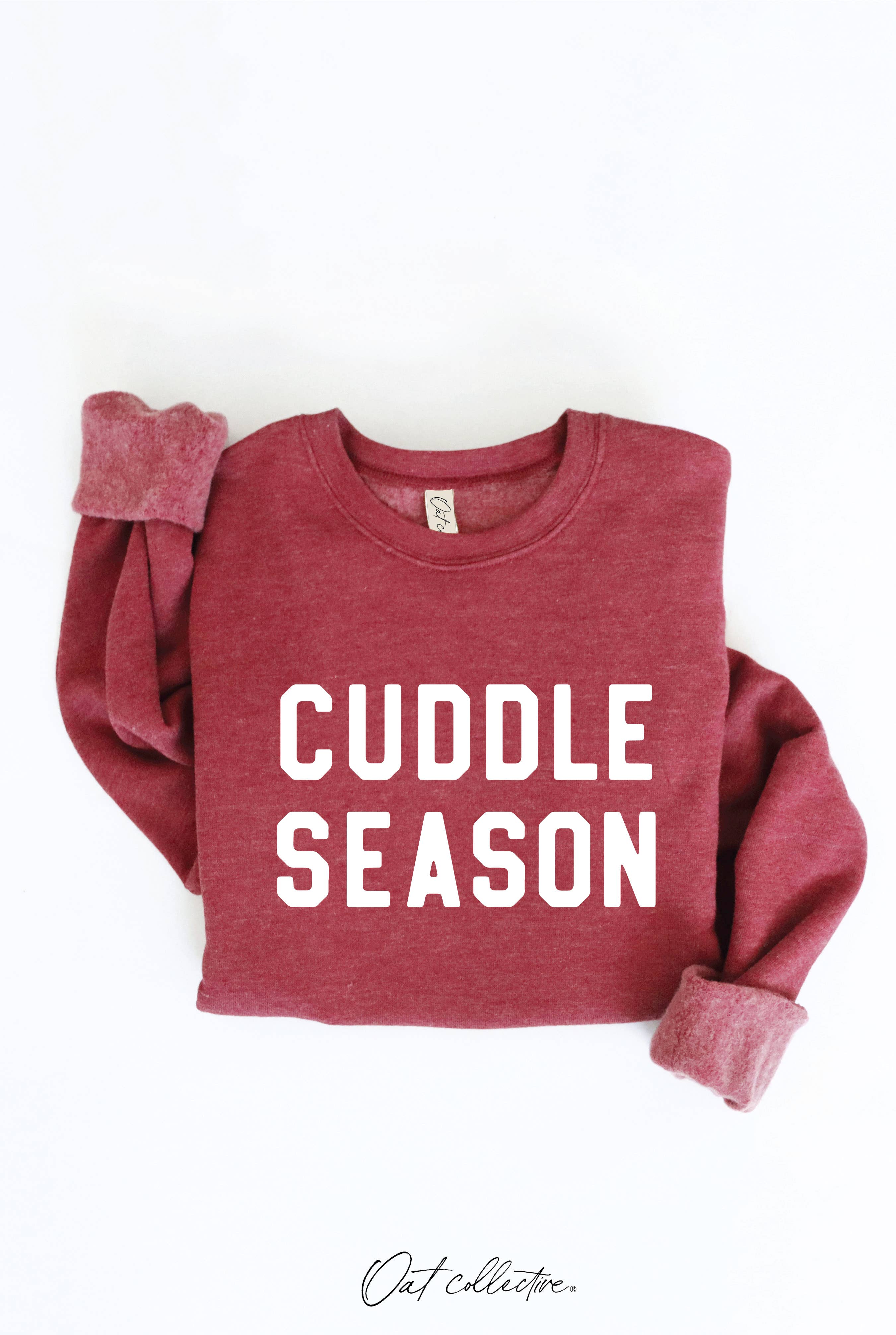 OAT COLLECTIVE - Wholesale Graphic Sweatshirt - Women's - CUDDLE SEASON Graphic Sweatshirt 10