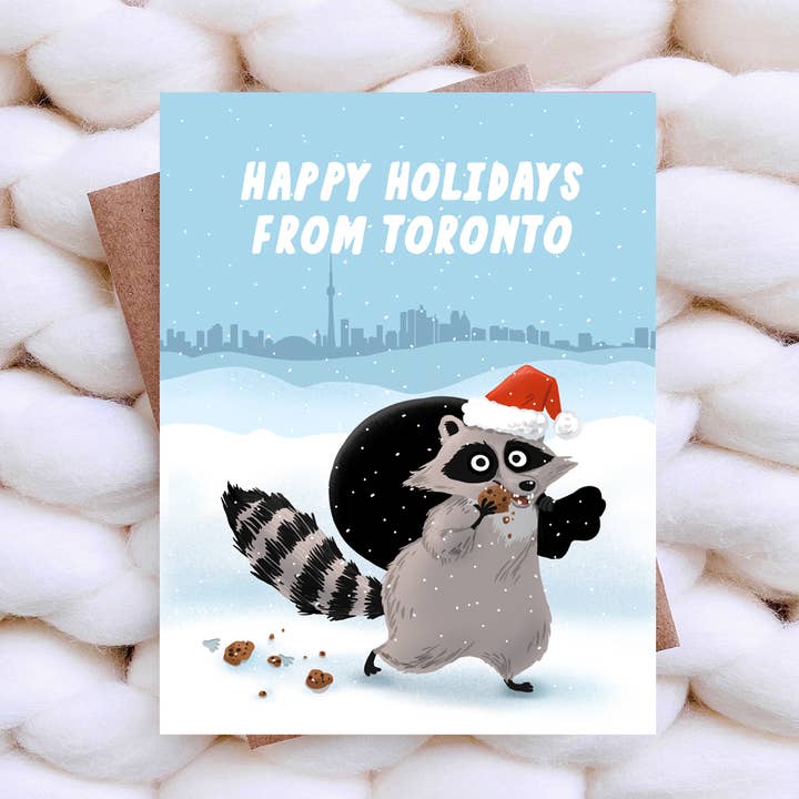Top Hat and Monocle - Wholesale Christmas Card - Toronto Christmas Card - Toronto Holiday Card