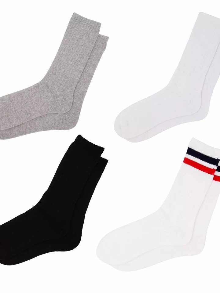 6 Pairs Thick Sports Heavy Duty Work Cotton Socks Crew Socks 6-11 and other Purchase Wholesale nfl socks. Free Returns & Net 60 Terms on Faire trending on Faire.