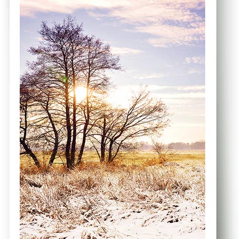 Winter / Grußkarte / 219070 für den Großhandel von Yabué