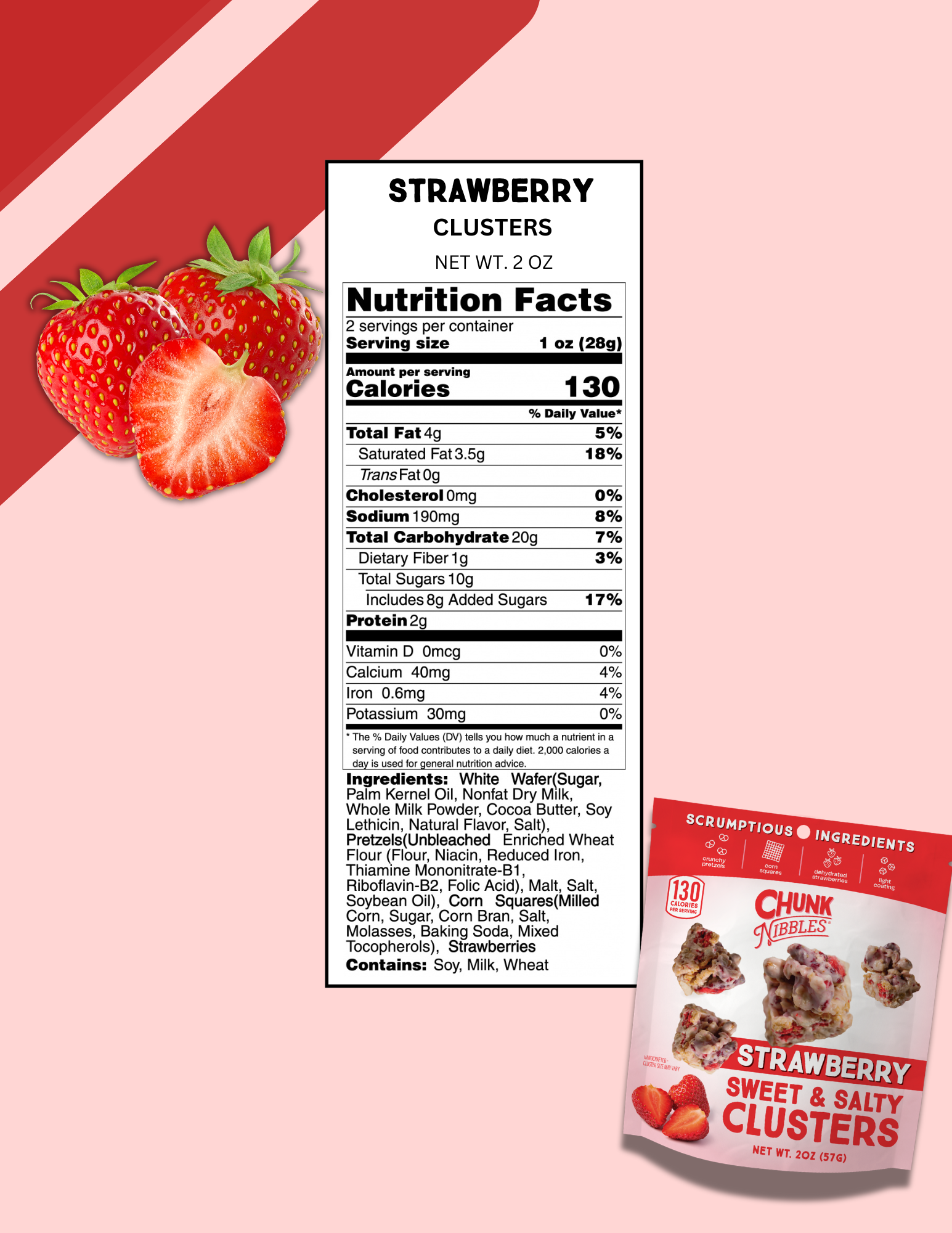 Chunk Nibbles – wholesale Pretzels – Mixed 4 Flavor Case Chunk Nibbles 2oz Snack Pack5