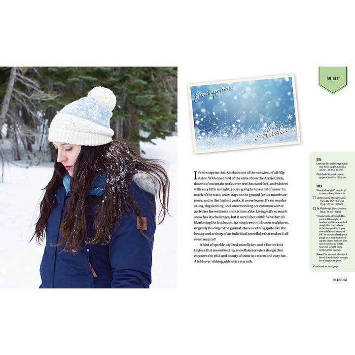 Insight Editions - #1 Pop Culture Publisher - Wholesale Crafts, Hobbies & DIY Book - Knitting the U.S.A. - 50 Beanies From 50 States (NEW!)5