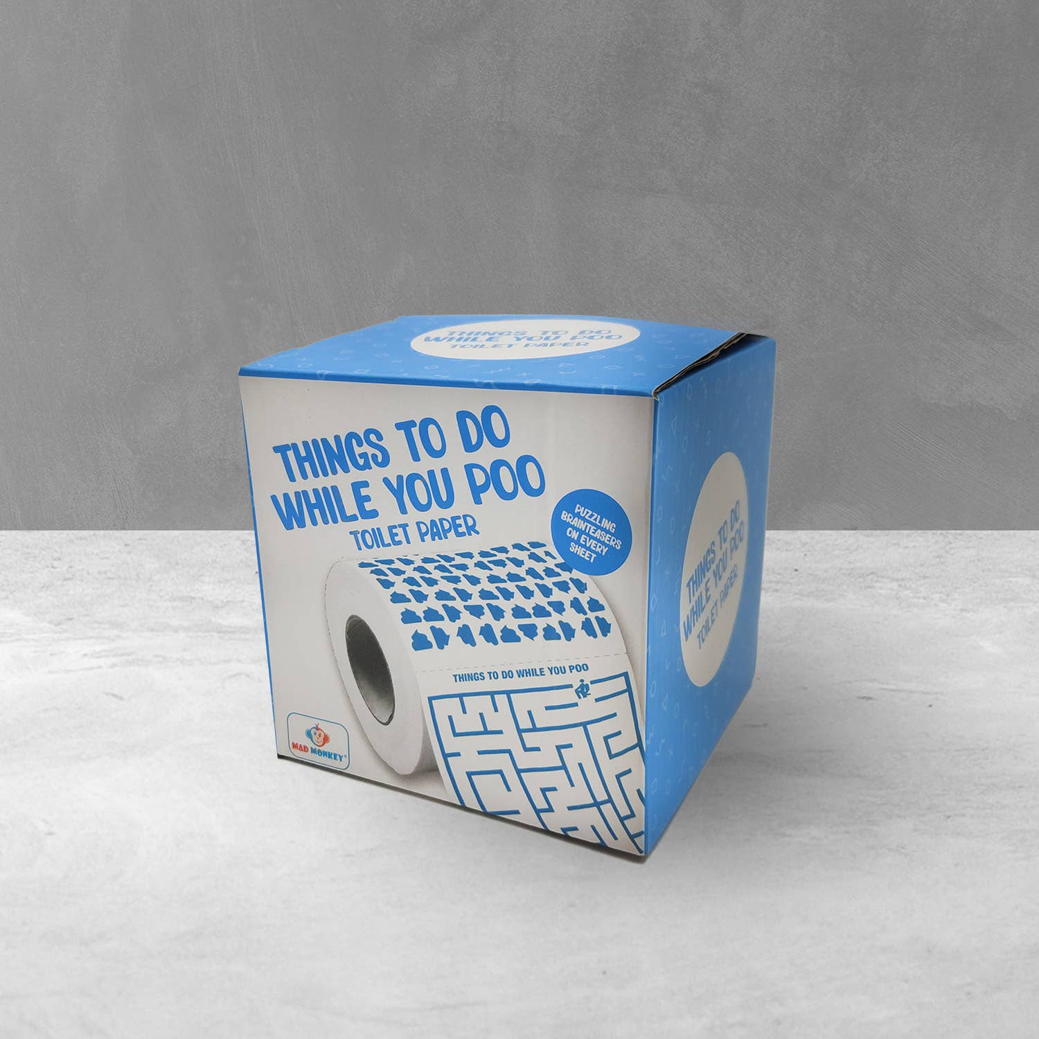 Mad Monkey GmbH - Vente Papier toilette - Papier toilette « Things to do while you poo »4