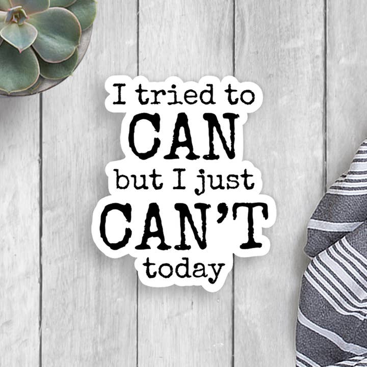 I Tried Vinyl Sticker for wholesale by Expression Design Co