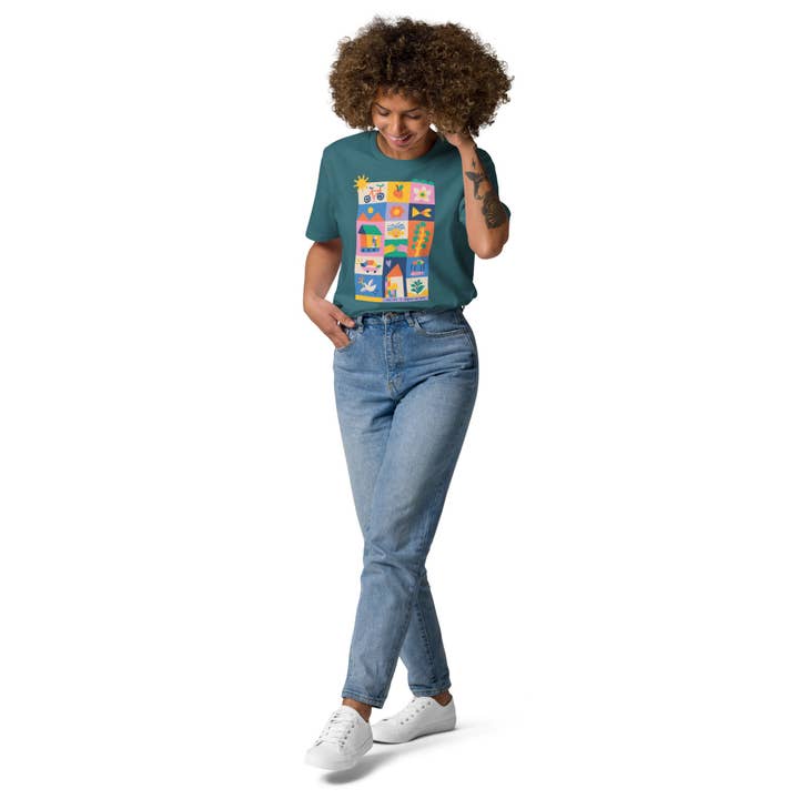 Myriam Van Neste x Face This Unisex-T-Shirt für den Großhandel von Face This