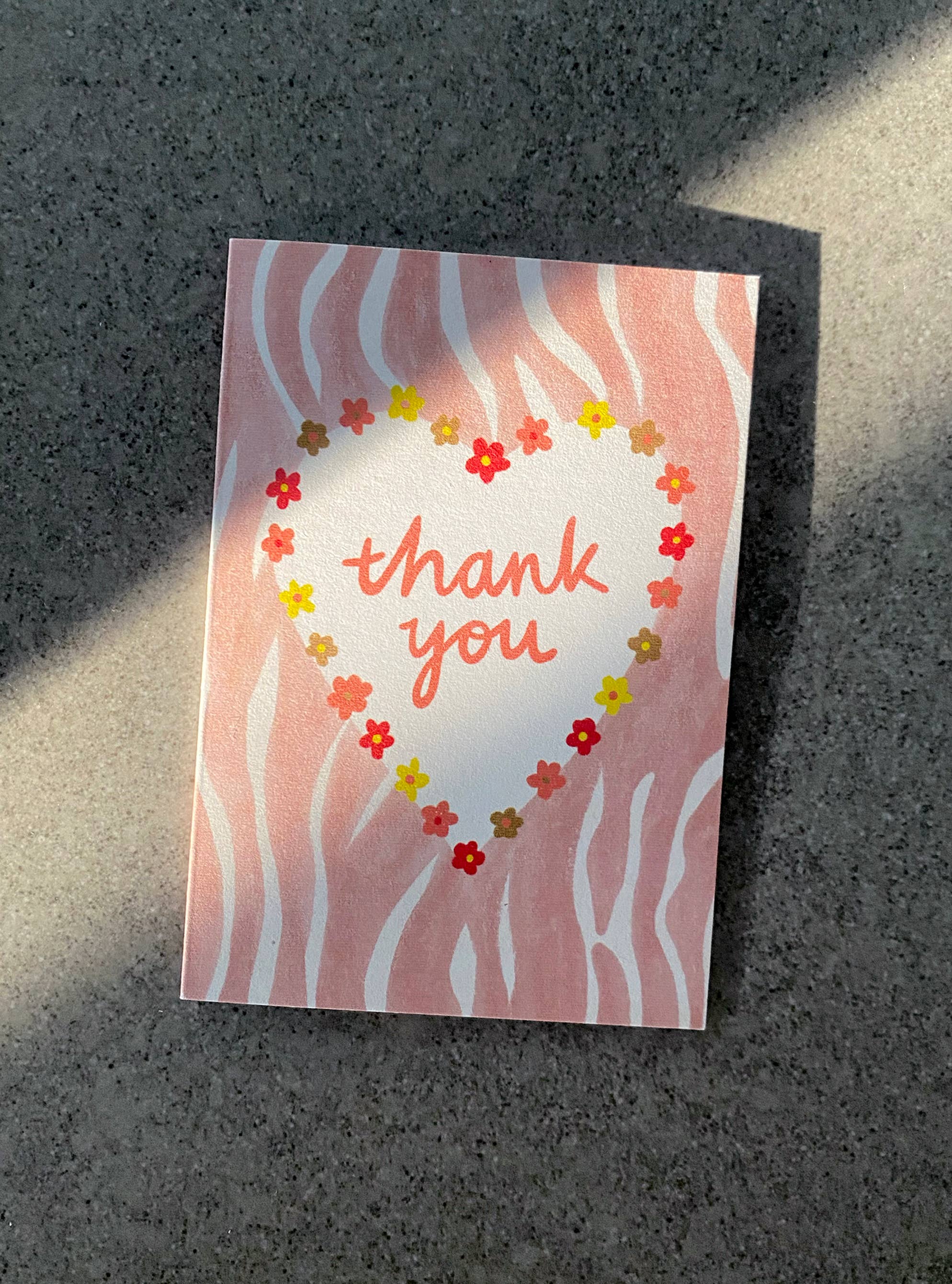 Lauren Sissons Studio - Wholesale Thank you card - Thank You Mini Greeting Card - Cute Card | Thanks | Gift1