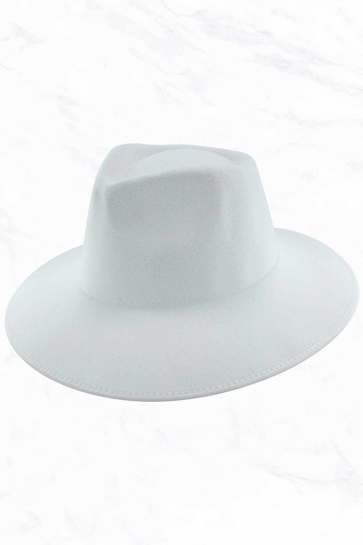 Suzie Q USA - Wholesale Fedora - Women's - Wrap of Edge Teardrop Shape Top Big Brim Hat1