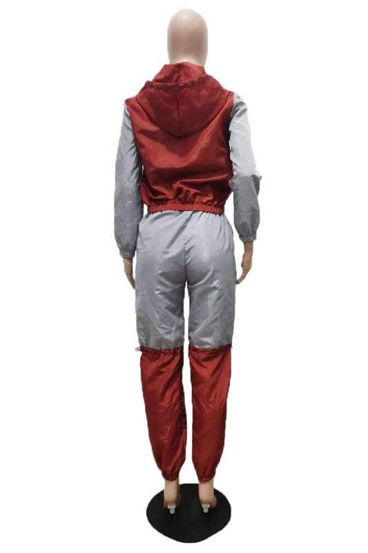 GRAY drawstring tracksuit set for wholesale on Faire1