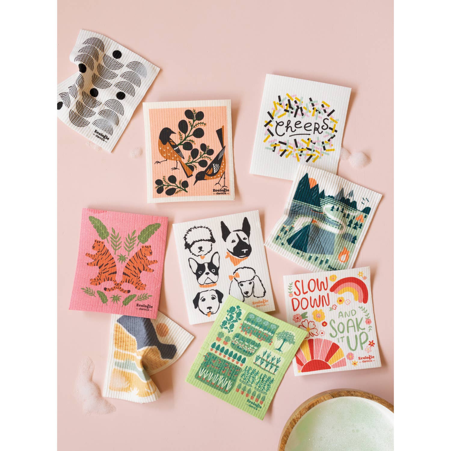 Ecologie - Wholesale Dishcloth - Slow Down Swedish Dishcloth4