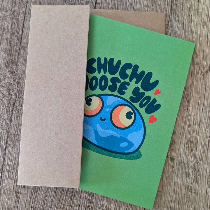 Sadsquatch – Cartão de amor por atacado – Chuchu Escolha Você - Bonito Cartão de Amigo Zelda Love