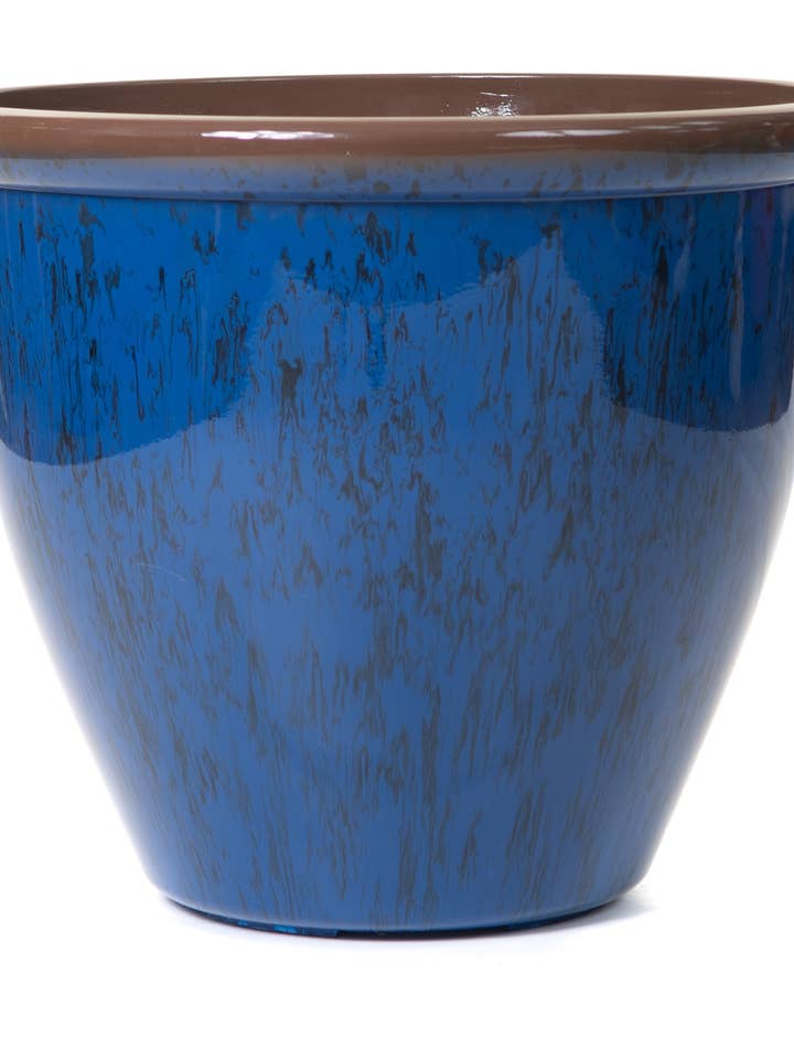 Pote de Esmalte Running 15" Azul por atacado de Sunshine Ceramica