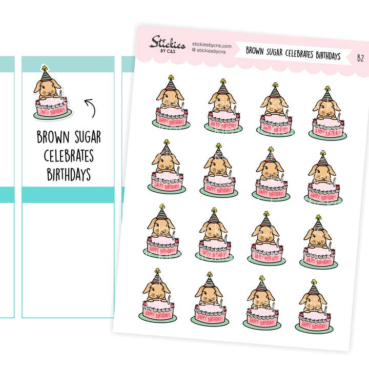 födelsedag tårta klistermärken för wholesale av Stickies by C&S