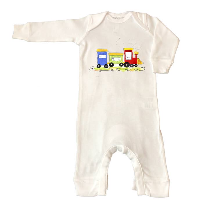 Infant Baby Rib Coverall 664 Little Toot for wholesale by Designs By Beverly, LLC