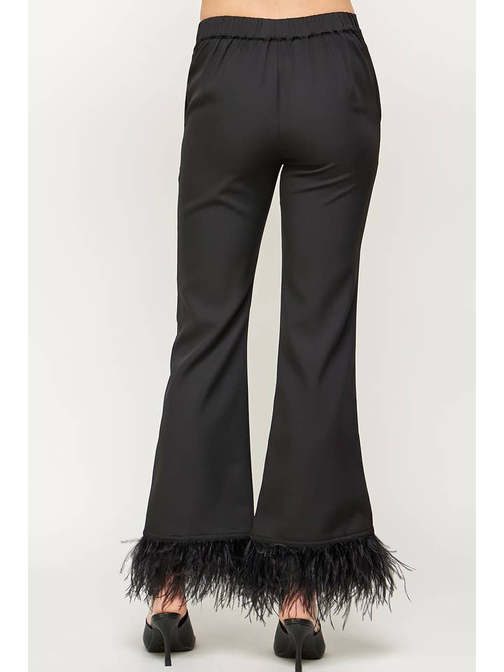 Strut & Bolt - Wholesale Pants – Women's - Feather Trim Flare Pants19