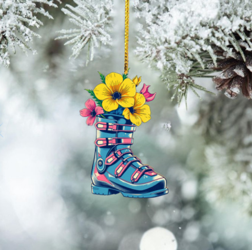 Sofs Designs - Wholesale Ornament - Wood Ornament or coasters. Check different Ski options2