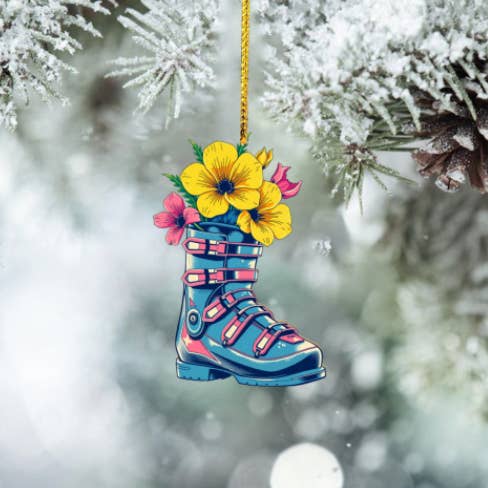 Sofs Designs - Wholesale Ornament - Wood Ornament or coasters. Check different Ski options2