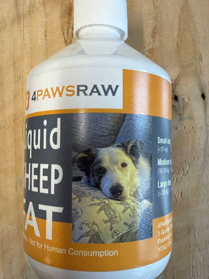 Liquid Sheep Fat 500ml for wholesale by 4PAWSRAW