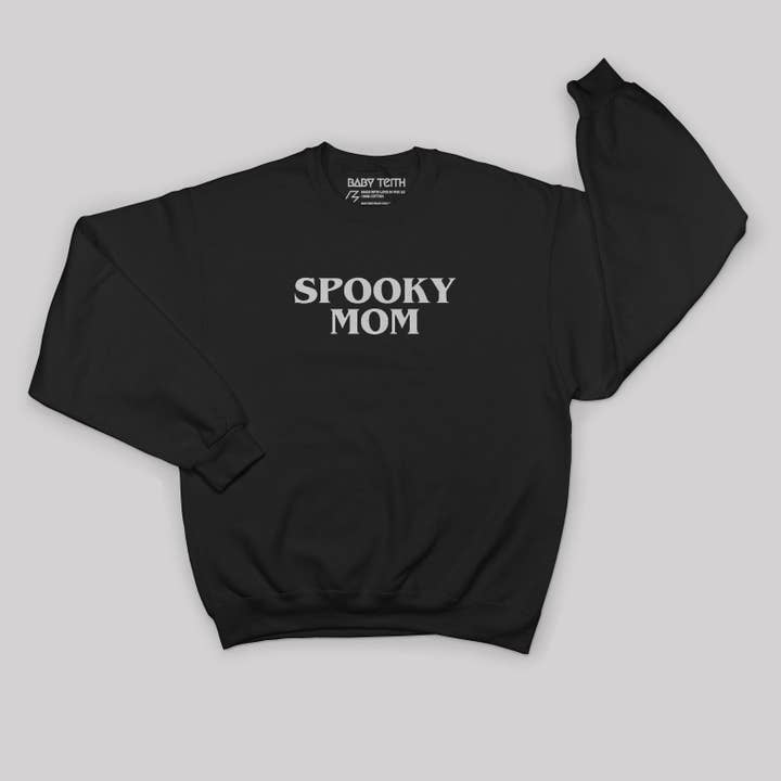 Spooky Mom Sweatshirt for wholesale by Baby Teith