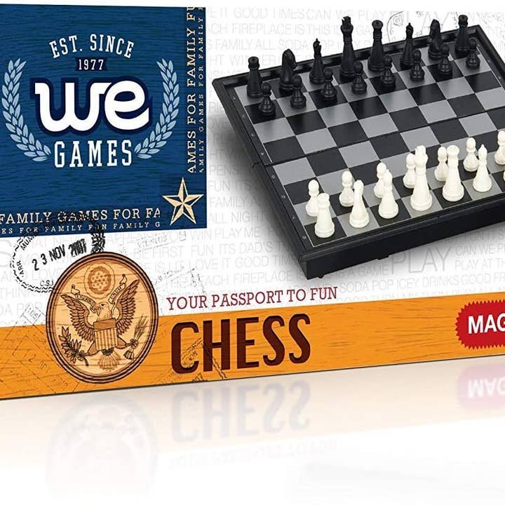 Wood Expressions - Vente Jeux de société - Jeu d'échecs magnétique - 8 pouces6