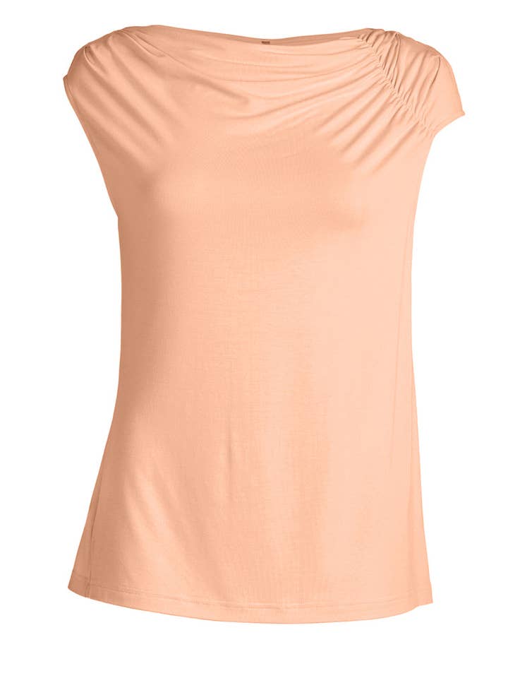 Sleeveless Asymmetrical Top for wholesale by conquista