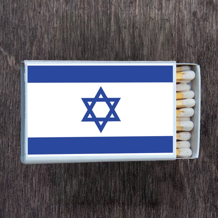 Most Amazing - Wholesale Matches - Flag Israel Matchbox • Decorative Matches • Candle Acc