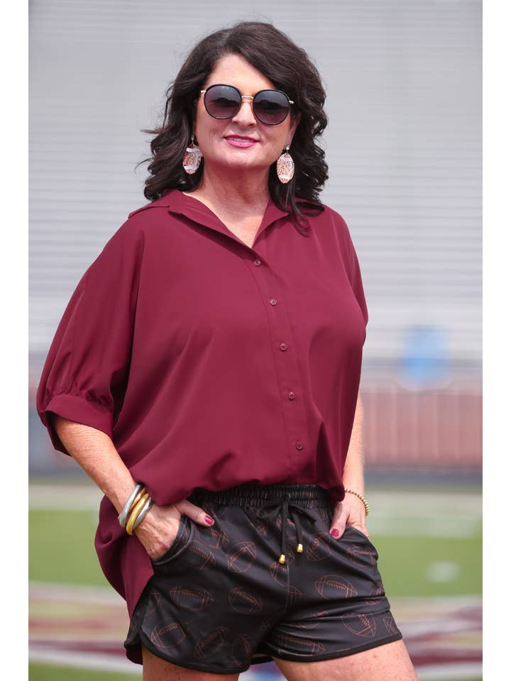 Jess Lea - Wholesale Button Down Shirt - Women's - Oakley Oversized Top35