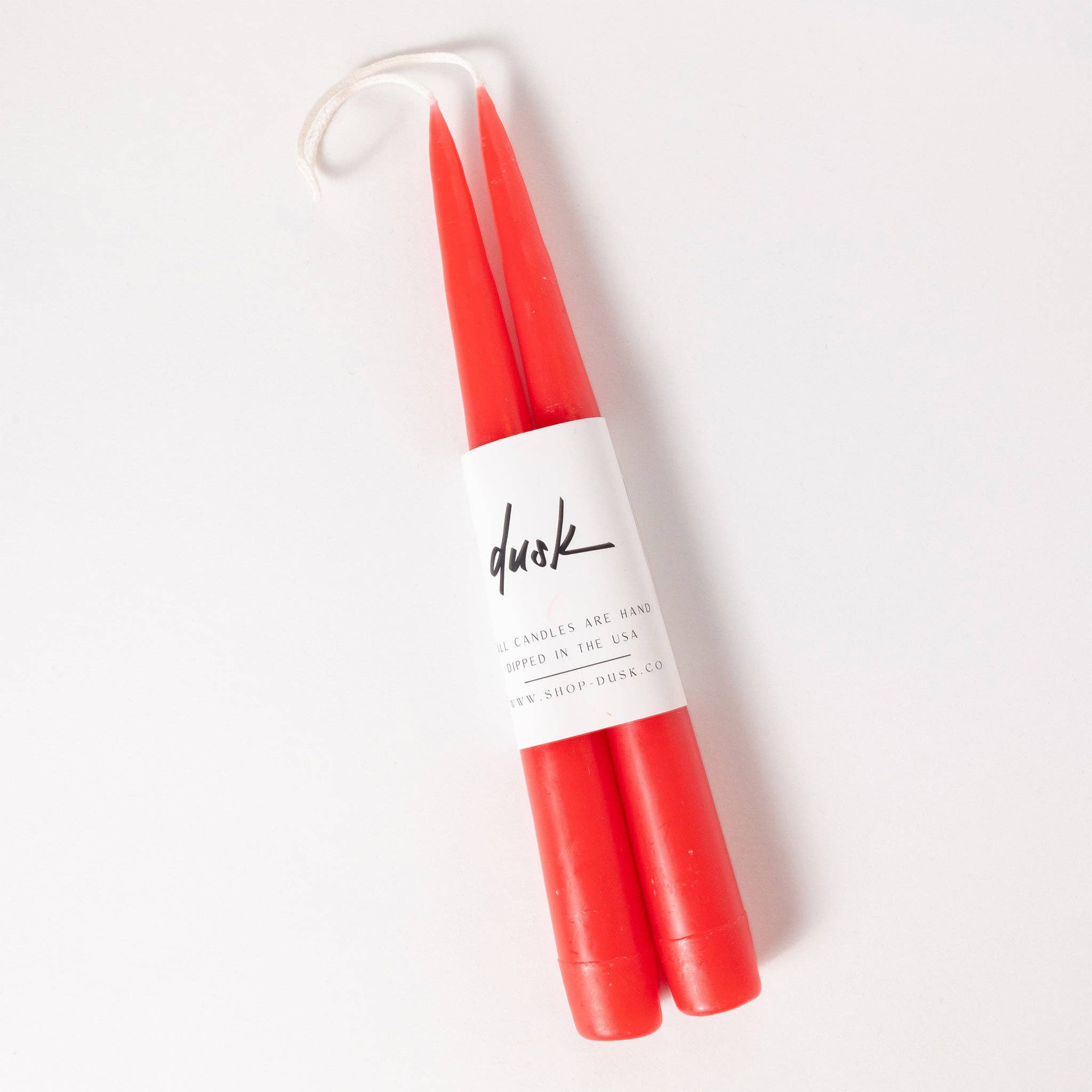 Dusk - Vente Bougies/bougeoirs coniques - Lot de bougies coniques faites à la main de 23 cm0