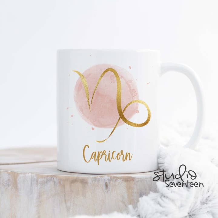 Studio Seventeen - Wholesale Coffee Mug - Horoscope Coffee Mug with the Zodiac Sign Capricorn1