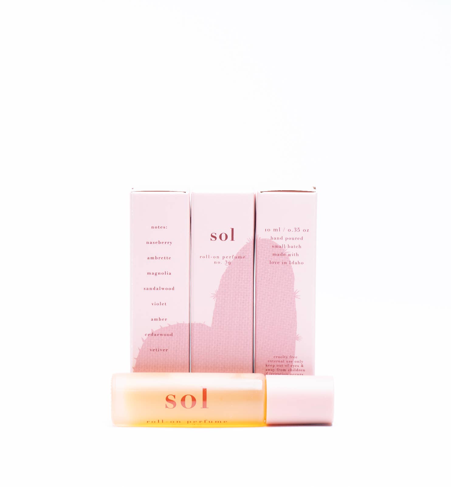 Ginger June Candle Co. - Vente Parfums à bille - n° 39 sol • parfum roll-on propre