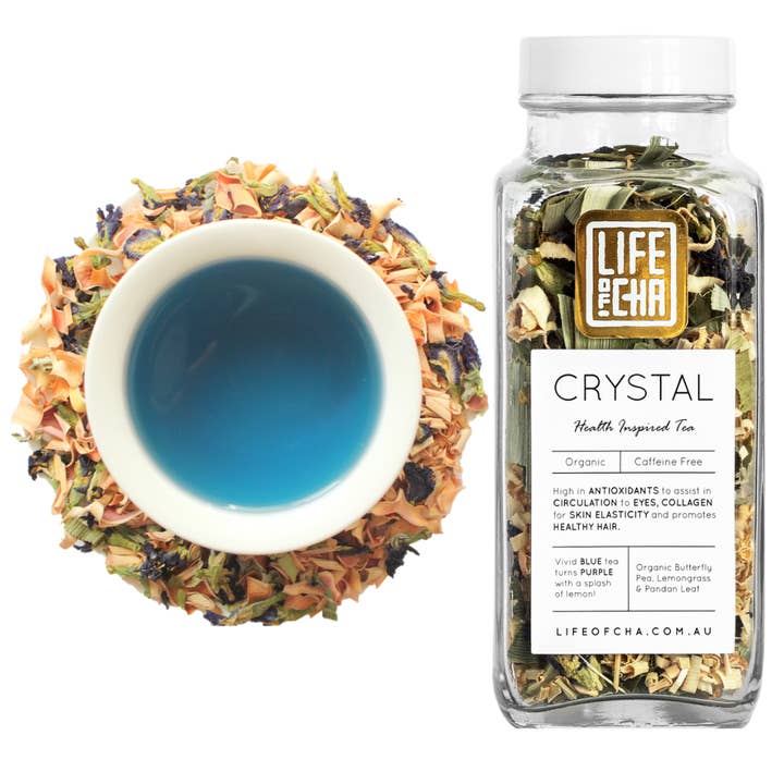 Crystal Blue Tea for wholesale by Life of Cha