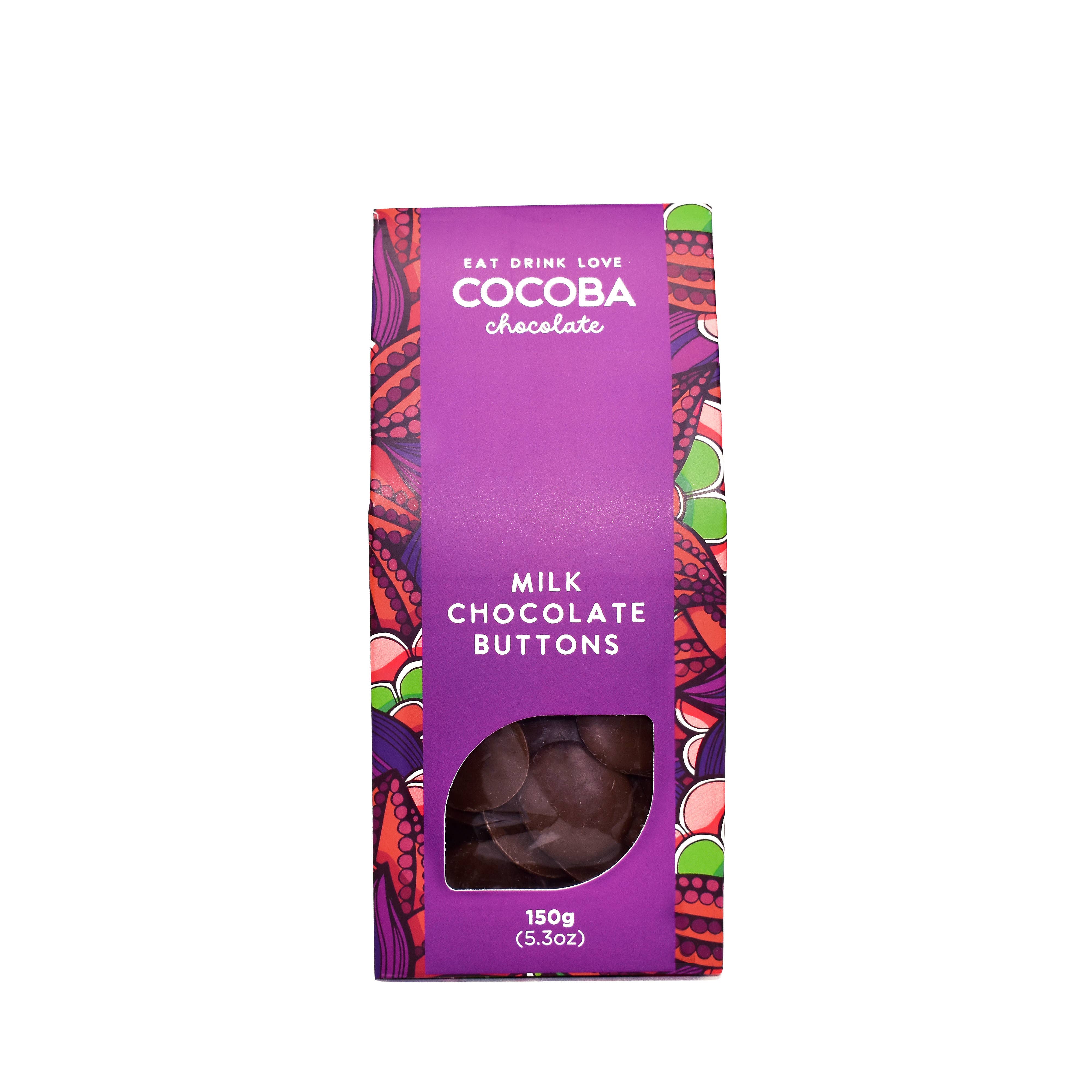 Cocoba - Vendita all'ingrosso Cioccolato - Bottoni cioccolato al latte