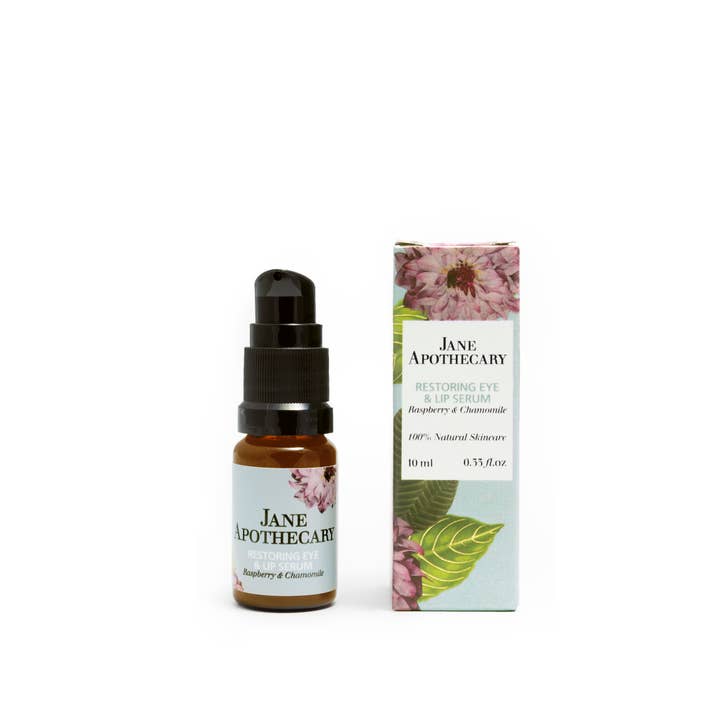 Sérum réparateur yeux et lèvres Framboise et camomille pour la vente par Jane Apothecary