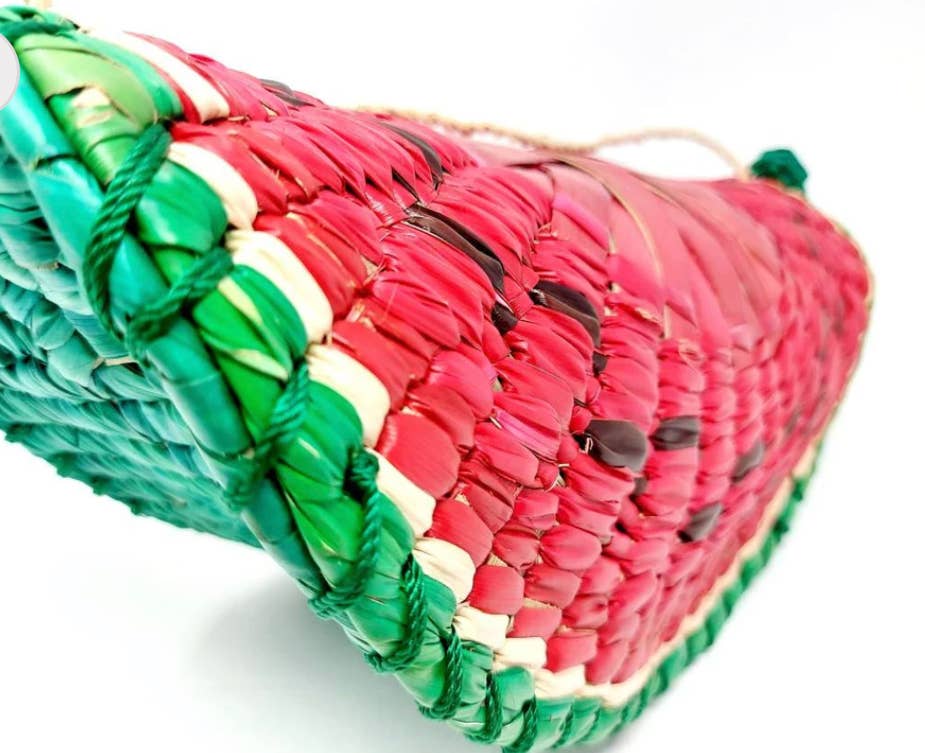 The Faria - Venta al por mayor Bolsa de playa - Bolso de paja de sandía / Bolso de sandía7
