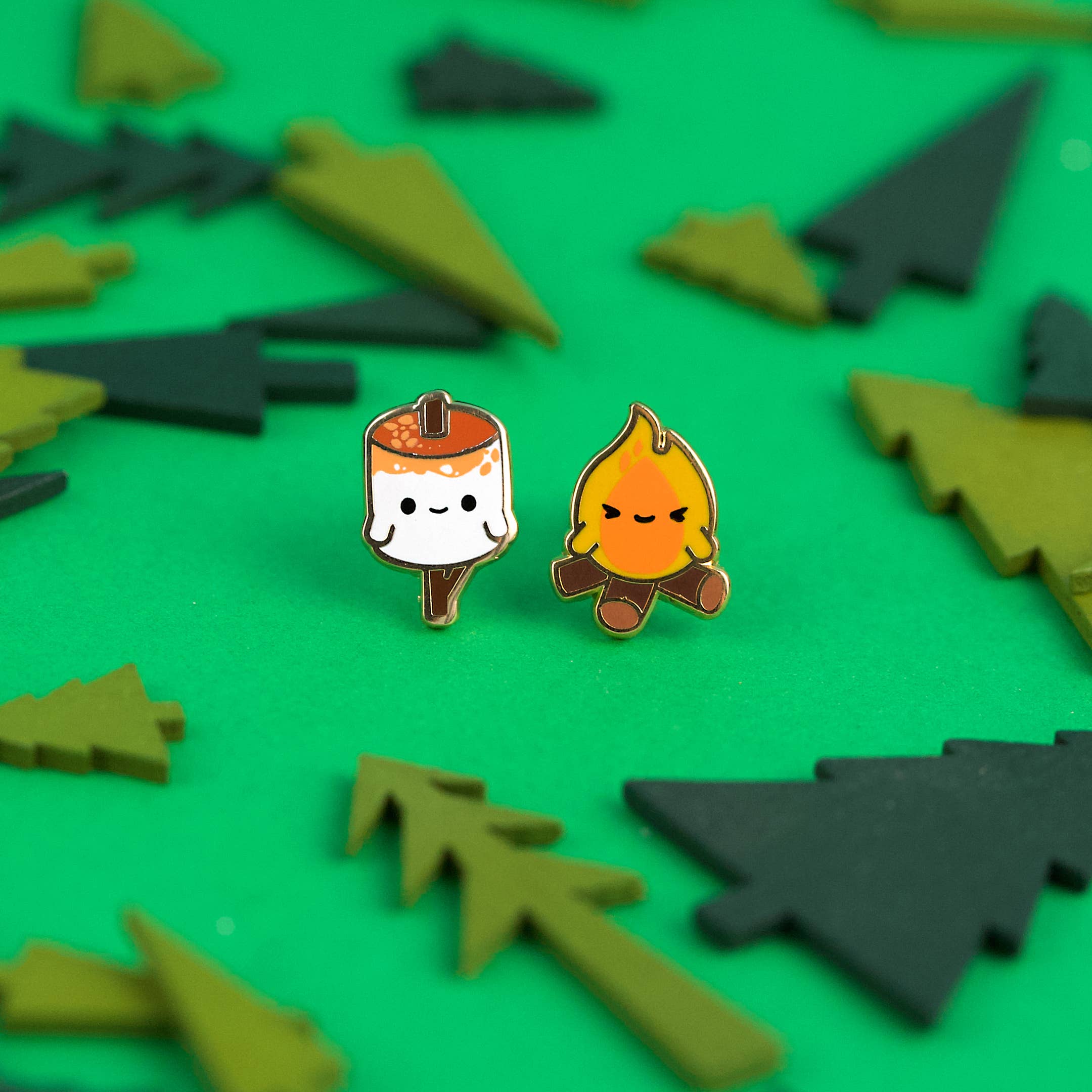 LuxCups Creative - Wholesale Stud/Post Earrings - Campfire Cuties Earrings6