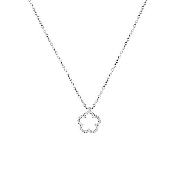 NECKLACE WITH PENDANT IN RHINESTONES OF VARIOUS SHAPES for wholesale by AMORINO SRL