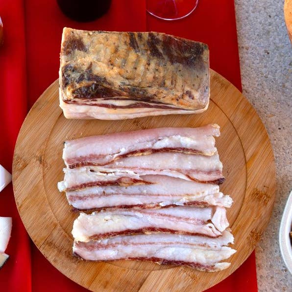 Panceta Ibérique 100% Cured – Affinée +120 jours. 0,5-1 kg pour la vente par BEHER USA