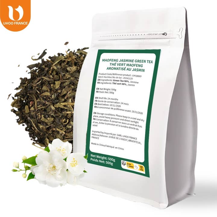 Maofeng jasmin grøn te 500 g (infusionsposer 50 g × 10) for engroshandel hos UHOO FRANCE