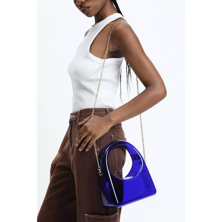 Urban Expressions - Wholesale Clutch - Dames - Zoila acrylic avondtas met transparant design34