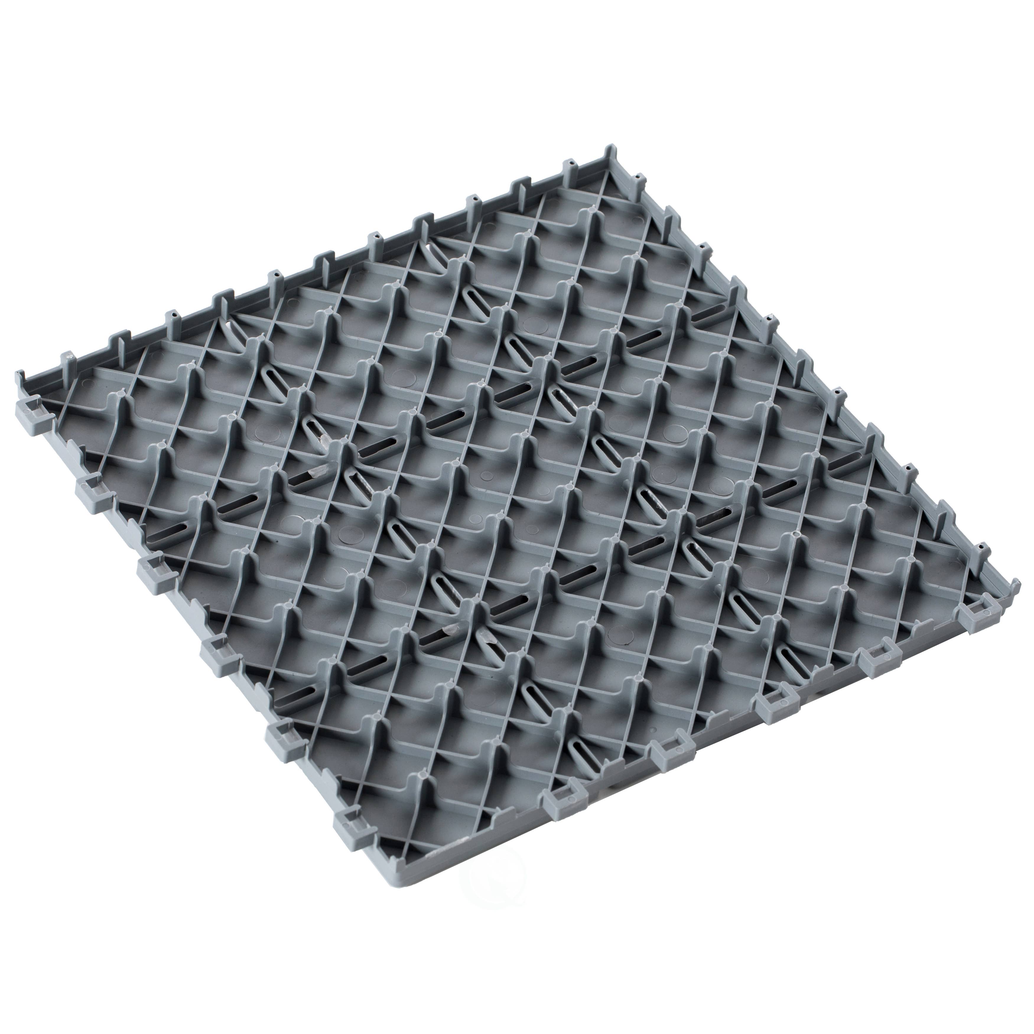 Quickway Imports – wholesale Outdoor ornament/decor – Gray Interlocking Garden Path Tiles Floor Paver, Pack of 510