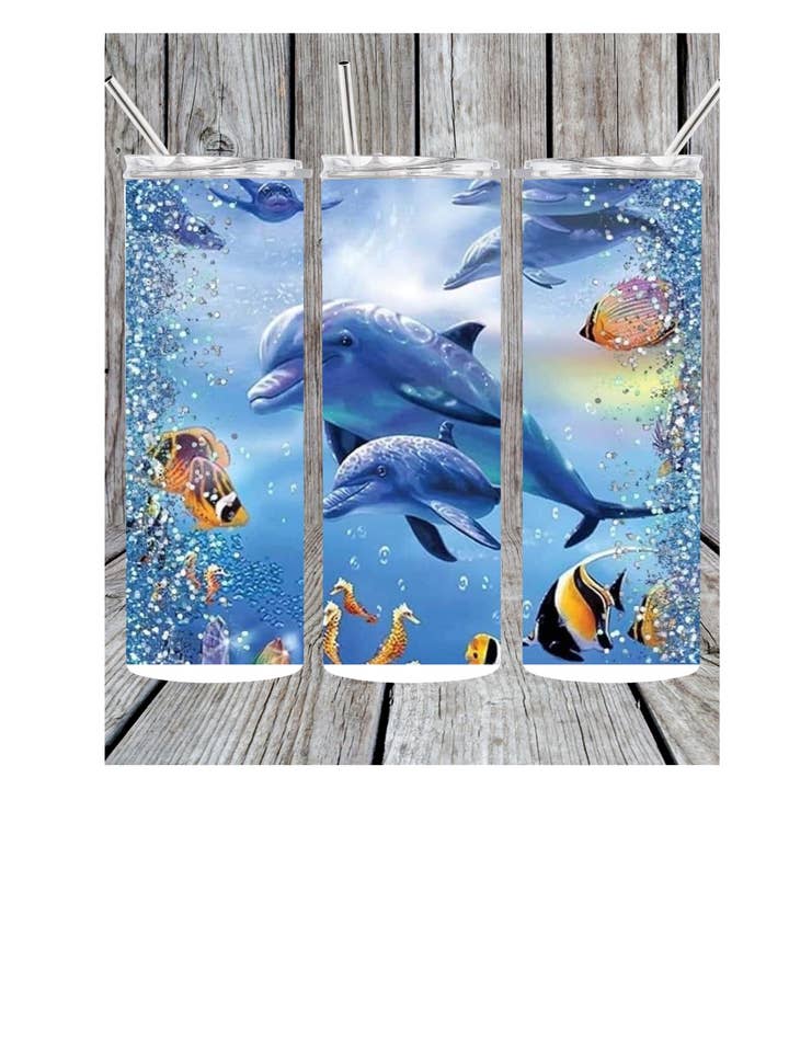 Delfiner Lisa Frank for engroshandel hos Eclectic Wallflower Boutique