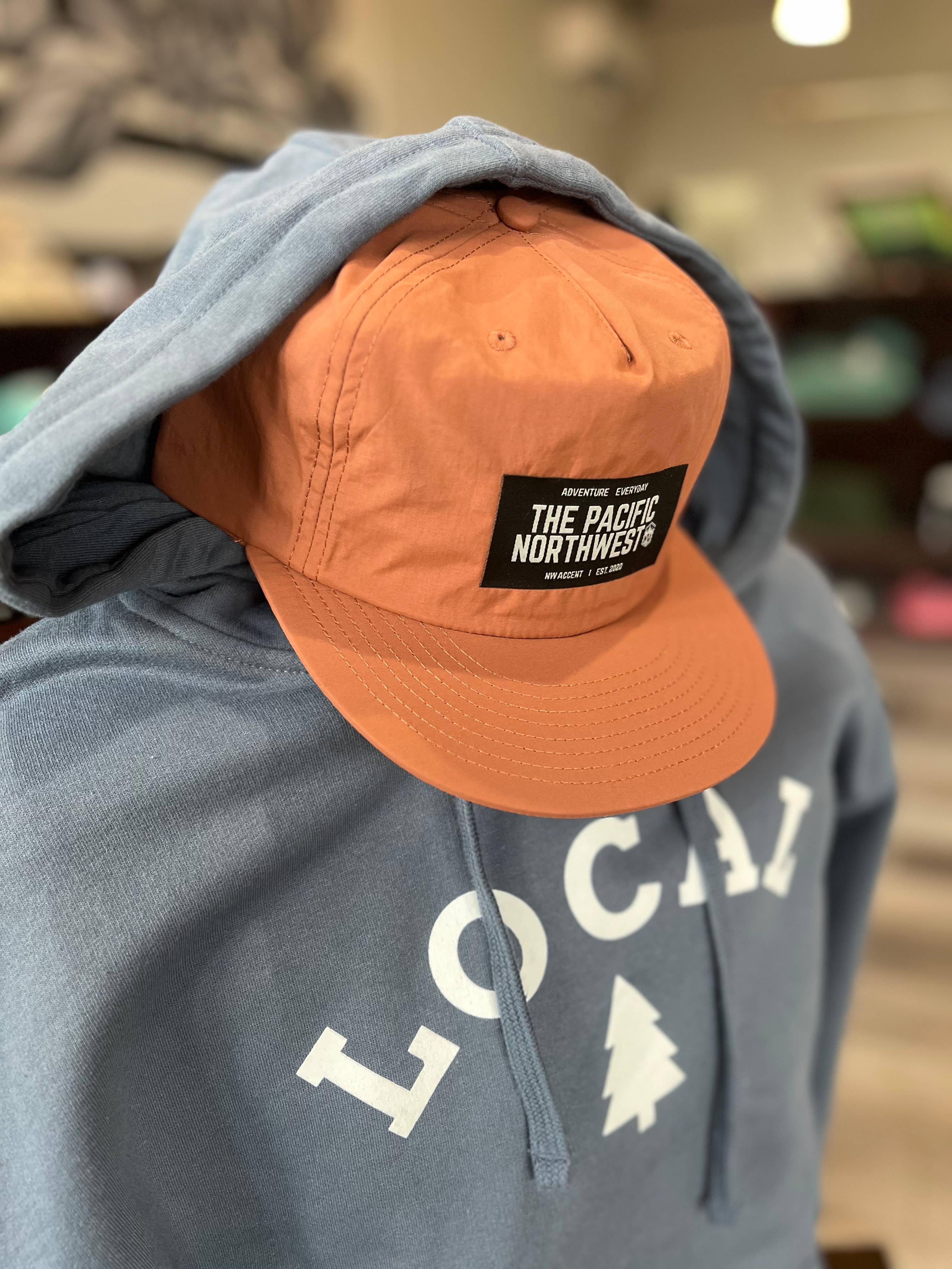 NW Accent - Wholesale Flat Brim Cap - Unisex - Pacific Breeze Snapback2