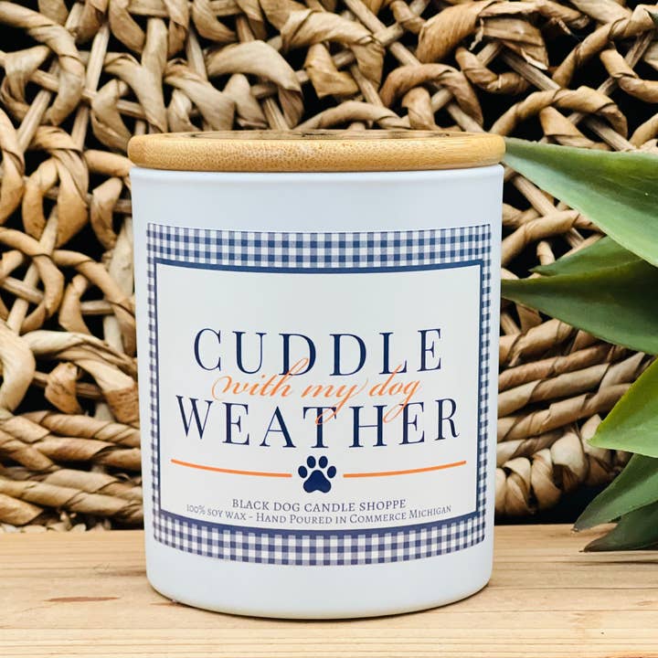 The Black Dog Candle Shoppe - Wholesale Jar/Filled Candle - Cuddle with my Dog Weather4