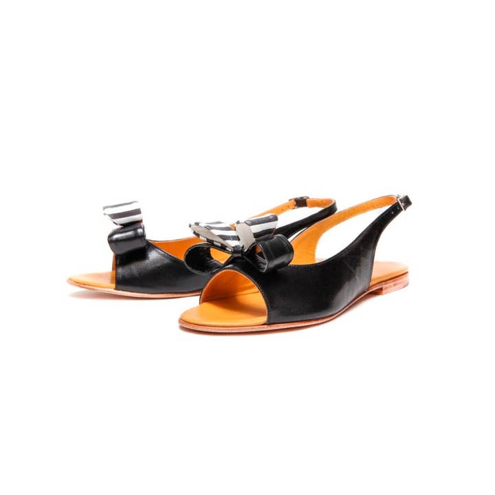 Flat Sandals – Harmony – Black for wholesale by Milenika shoes