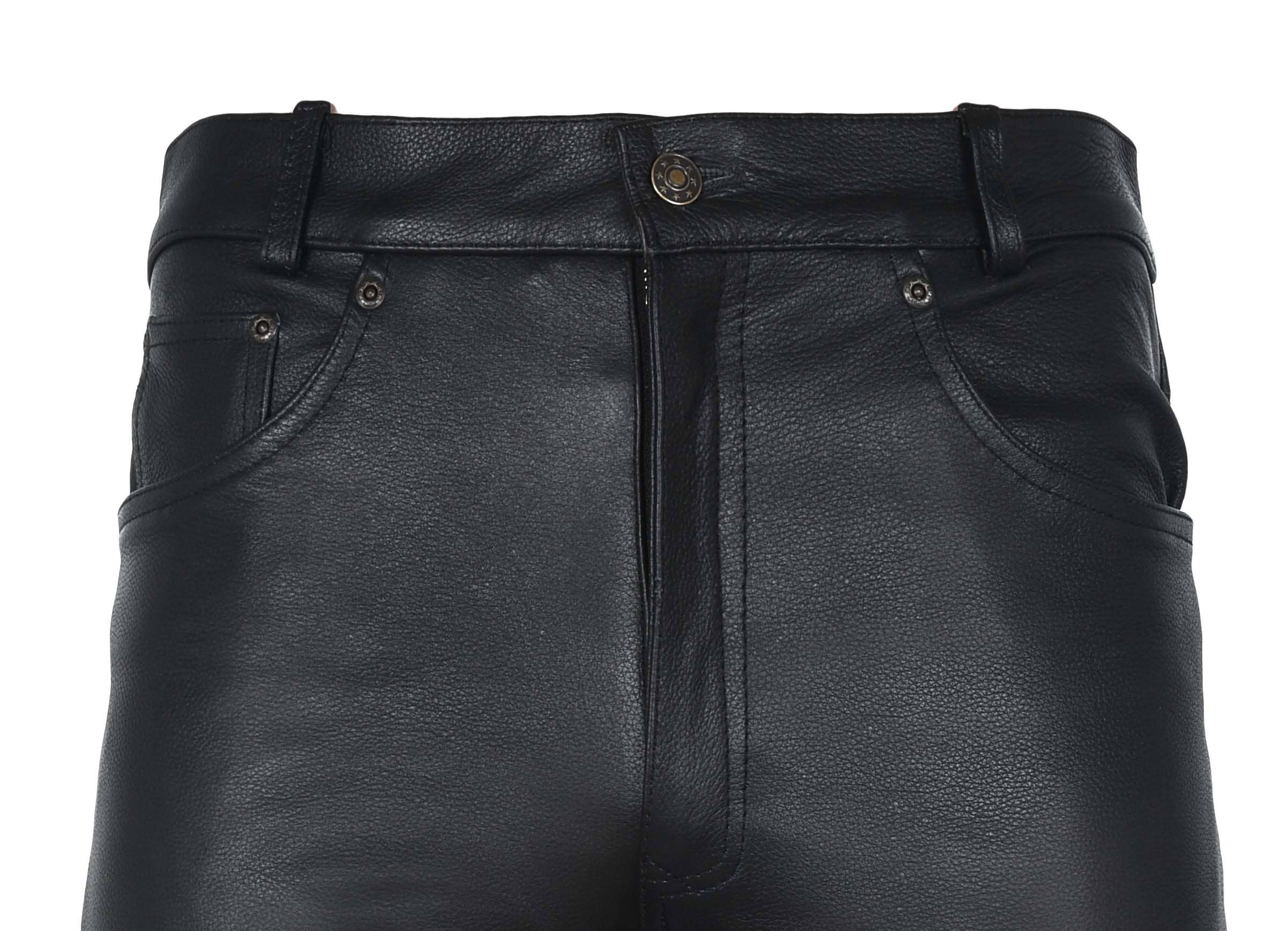 Preto Calças de Couro para Motociclistas DALLX para venda a revendedores na Faire5