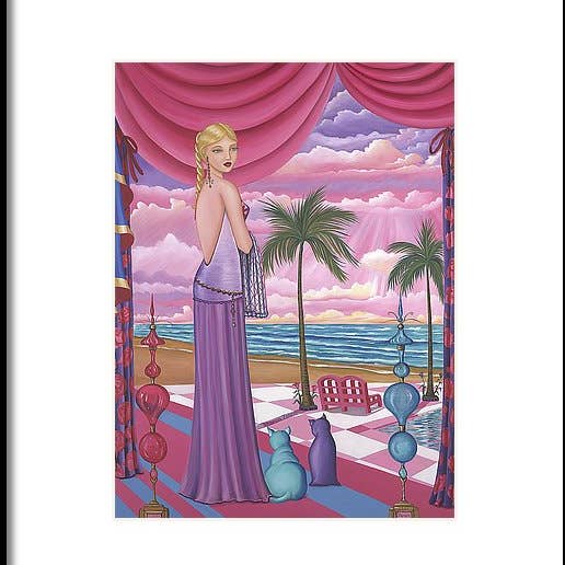 Sharon Tatem Fashion LLC - Wholesale Art Print - Melissa - Framed Print